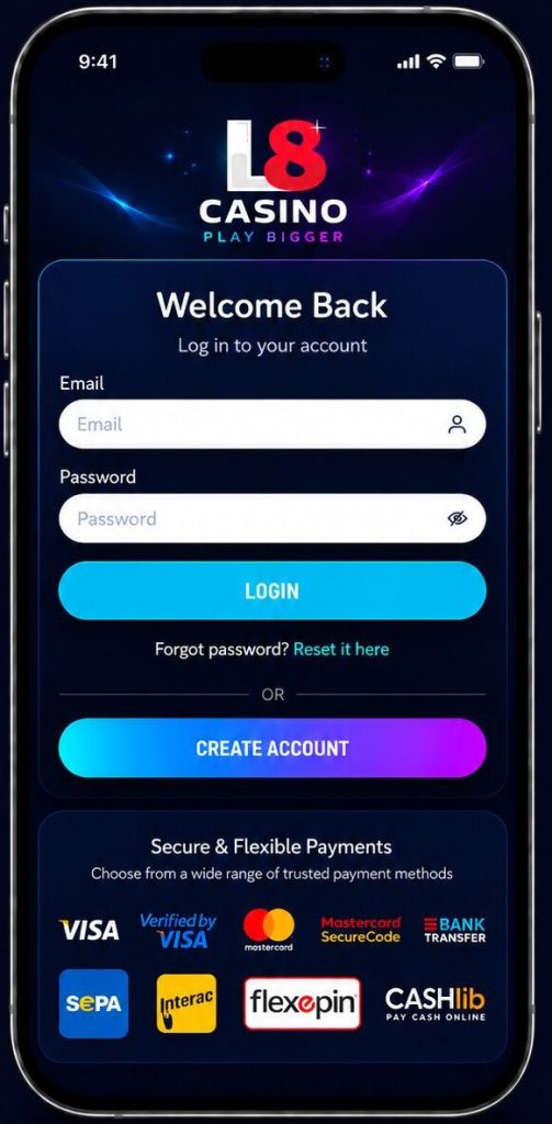 lucky8 mobile connexion